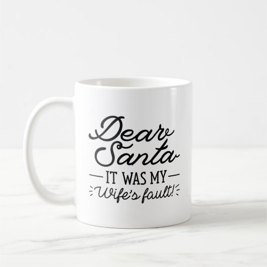 Mug Cher Père Noël (Gauche)