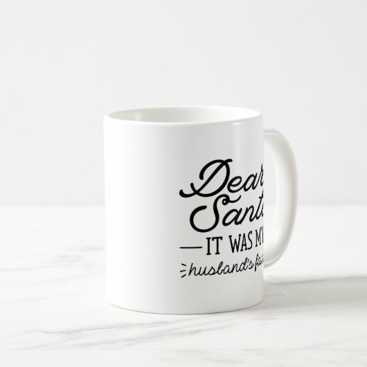 Mug Cher Père Noël (Devant droit)