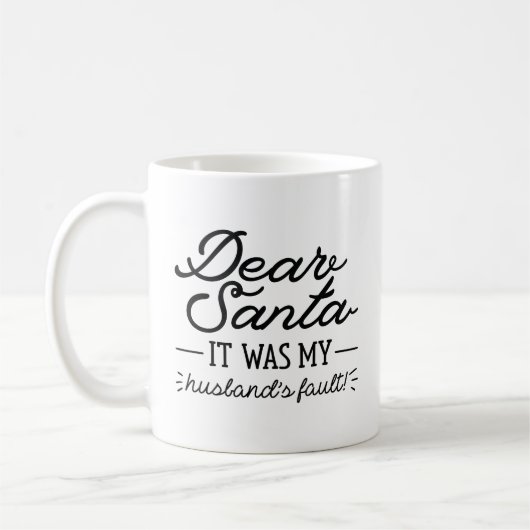 Mug Cher Père Noël (Gauche)