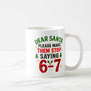 Mug Cher Père Noël 67 Drôle de Noël Six Sept 6-7 Homme