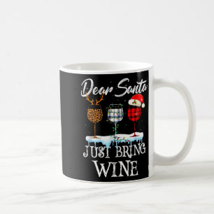 Mug Cher Père Noël Apporte Juste Du Vin Costume De Pyj