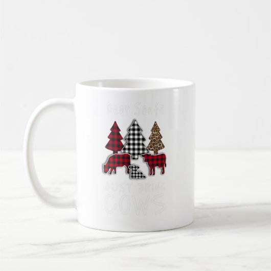 Mug Cher Père Noël, Apporte-Moi Juste Des Vaches, Noël (Gauche)