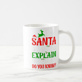 Mug Cher Père Noël Avant D'Expliquer Combien Connaisse