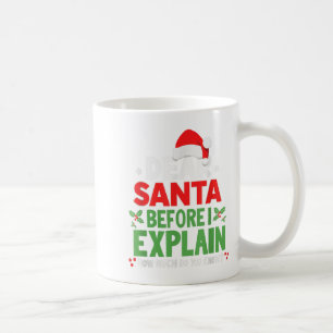 Mug Cher Père Noël avant d'expliquer combien savez-vou