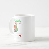Mug Cher Père Noël Avant D'Expliquer Combien Vous Save (Devant gauche)