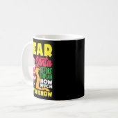 Mug Cher Père Noël avant d'expliquer combien vous save (Devant gauche)