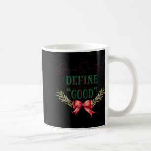 Mug Cher Père Noël Définir Bonne Jolie Noël Tygraphie