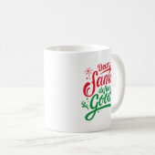 Mug Cher Père Noël définir le bien (Devant droit)