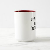 Mug Cher Père Noël, définissent "vilain " (Centre)