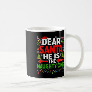 Mug Cher Père Noël, il est coquin un couple de Noël Pa