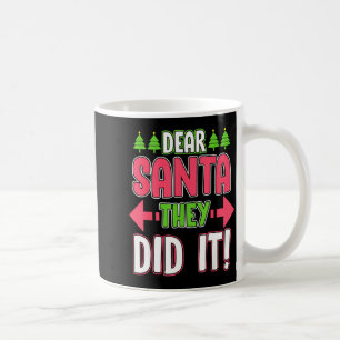 Mug Cher Père Noël Ils l'ont fait drôle Famille Noël H