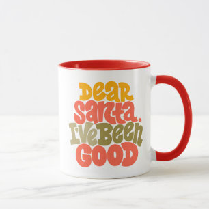 Mug Cher Père Noël, j'ai été bon design