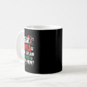Mug Cher Père Noël Je Peux Expliquer Amusant Noël Enfa (Devant gauche)