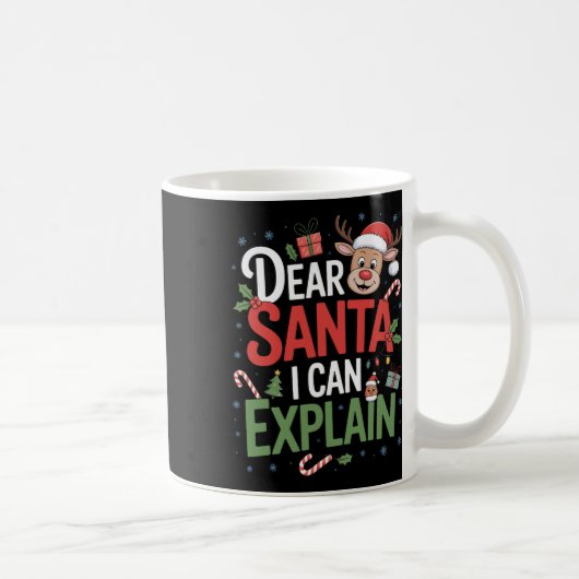 Mug Cher Père Noël Je Peux Expliquer Aux Enfants Fêtes (Droite)