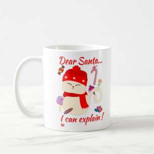 Mug CHER PÈRE NOËL... JE PEUX EXPLIQUER ! drôle cha