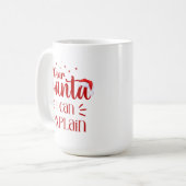 Mug Cher Père Noël je peux expliquer la typographie de (Devant gauche)