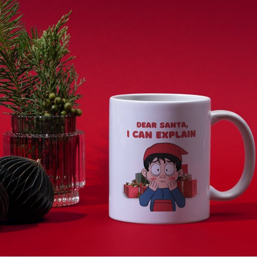 Mug Cher Père Noël, Je Peux Expliquer Le Design De Noë