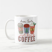 Mug Cher Père Noël | Latte de café de Noël (Gauche)