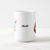 Mug Cher Père Noël, Le Chien L'A Fait Drôle Simple (Centre)