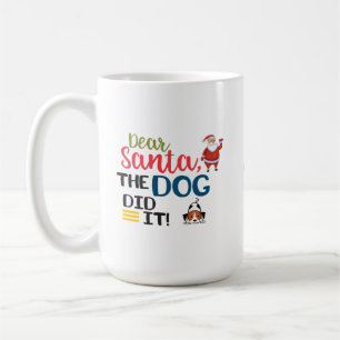 Mug Cher Père Noël, Le Chien L'A Fait Drôle Simple