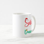 Mug Cher Père Noël ne me veut pas toujours danse Balle (Devant droit)