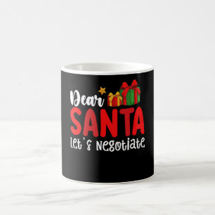 Mug Cher Père Noël Négocions Noël en Famille