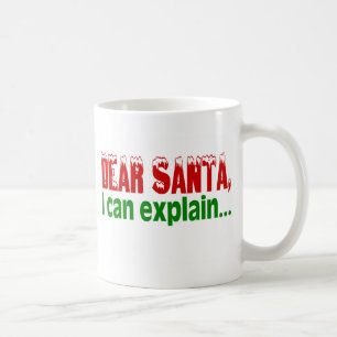 Mug Cher Père Noël que je peux expliquer