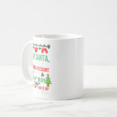 Mug Cher Père Noël Tout Ce Que Je Veux Est Un Compte B (Devant gauche)