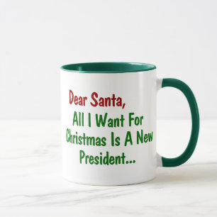 Mug Cher Père Noël Tout Ce Que Je Veux Pour Noël Est U