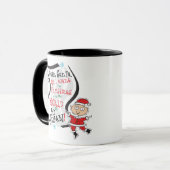 Mug Cher Père Noël Vegan Wish (Devant gauche)