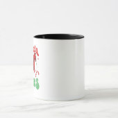 Mug Cher Père Noël viens d'apporter les chevaux drôle (Centre)