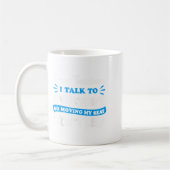 Mug Cher professeur, déménager mon siège n'aidera pas (Gauche)