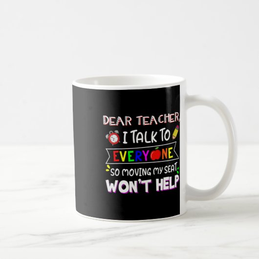 Mug Cher Professeur, Je Parle À Tous Ceux Qui Se Dépla (Droite)