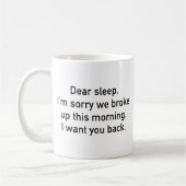 Mug Cher sommeil (Gauche)