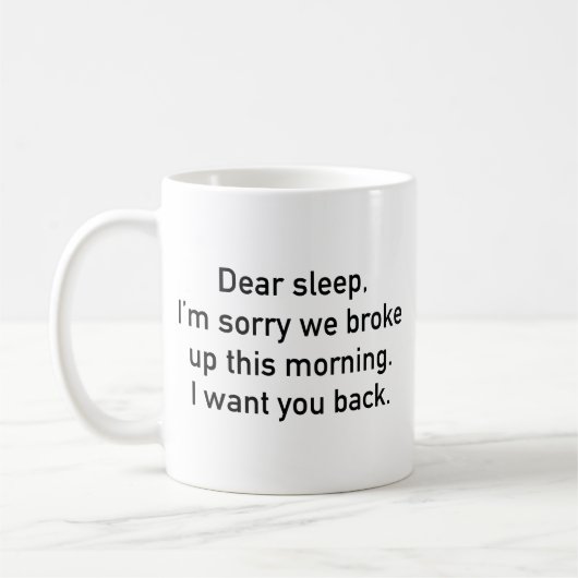Mug Cher sommeil (Gauche)