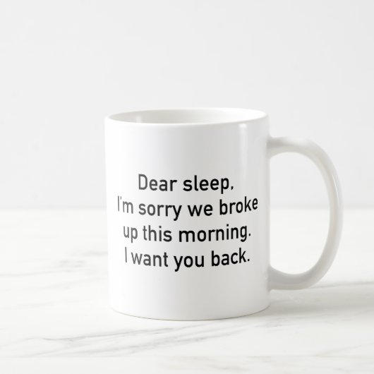 Mug Cher sommeil (Droite)