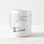 Mug Cher vétérinaire Nom de l'animal de compagnie pers (Devant gauche)