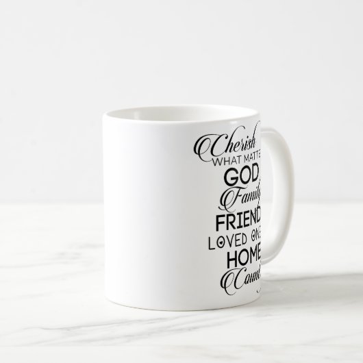 Mug Chercher ce qui compte (Devant droit)