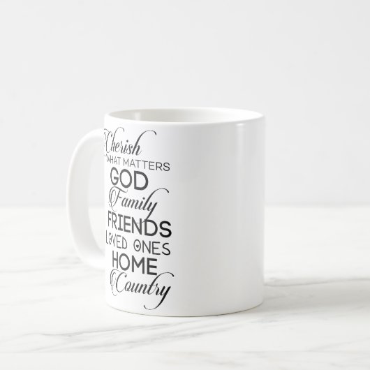 Mug Chercher ce qui compte (Devant gauche)