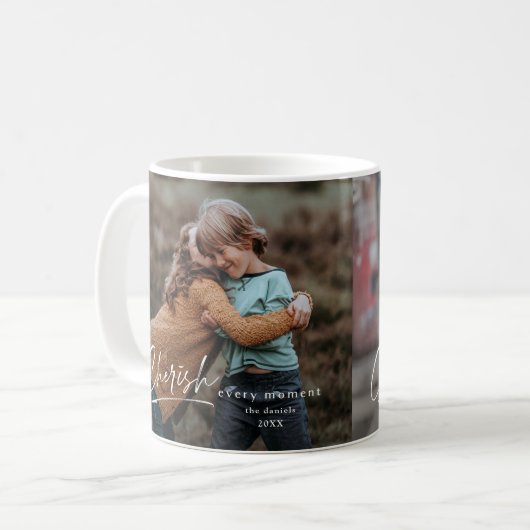 Mug Chercher chaque instant Script 2 photo (Devant gauche)
