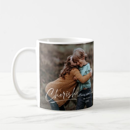 Mug Chercher chaque instant Script 2 photo (Gauche)