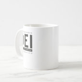 Mug Chercheur Certifié De Dei Diversity Equity Inc (Devant gauche)