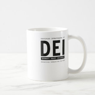 Mug Chercheur Certifié De Dei Diversity Equity Inc