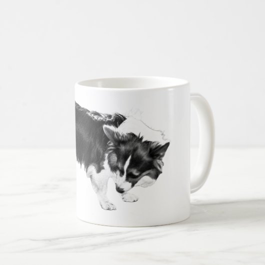 Mug Chercheur de feuille congelée (Devant droit)