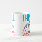 Mug Chercheur de sensations Ascension de montagne Rand (Centre)
