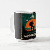 Mug Chercheur de sommet – Réalisation de randonneur de (Devant gauche)