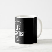 Mug Chercheur de vie Titre du poste Cadeau (Devant droit)