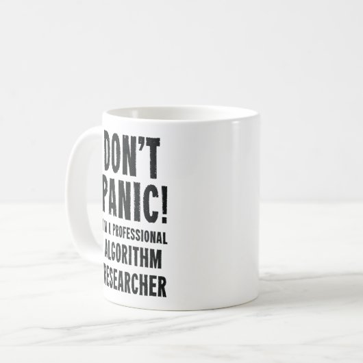 Mug Chercheur en algorithme (Devant gauche)