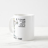 Mug Chercheur Homme Dessin Animé (Devant gauche)