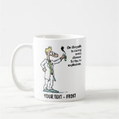 Mug Chercheur Homme Dessin Animé (Gauche)